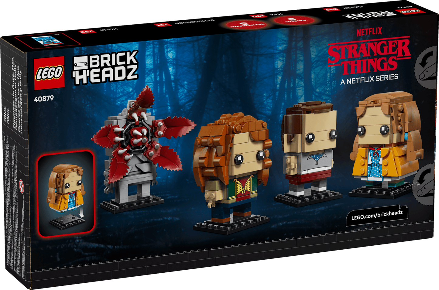 Lego Brickheadz Eleven, Max, Demogorgon and Holly Figures Stranger Things || ليغو بريك هيدز شخصيات سترينجر ثينجز