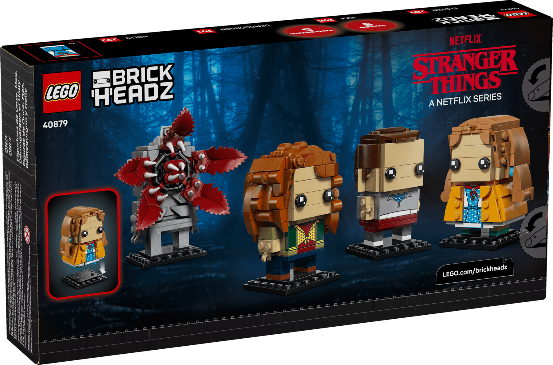 Lego Brickheadz Eleven, Max, Demogorgon and Holly Figures Stranger Things || ليغو بريك هيدز شخصيات سترينجر ثينجز
