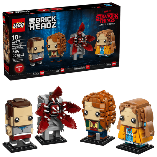 Lego Brickheadz Eleven, Max, Demogorgon and Holly Figures Stranger Things || ليغو بريك هيدز شخصيات سترينجر ثينجز