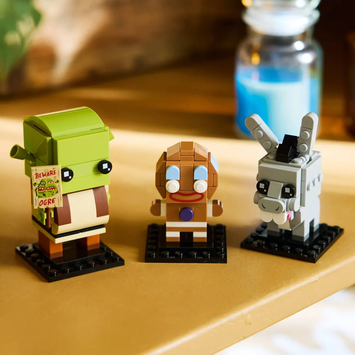 LEGO® BrickHeadz™ Shrek, Donkey & Gingy Figures 40923 official gallery image 9