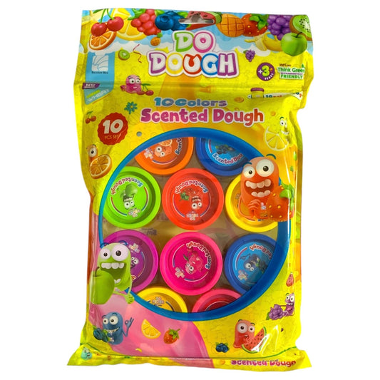 Do Dough Scented Set 10 Colors || طين صلصال دو دوه ١٠ حبة معطر