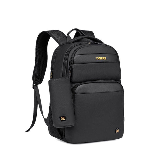 Twins Backpack 18 Inch Black w Pencil Case #2  || جنطة ظهر توينز 18 انش لون اسود مع مقلمة #2