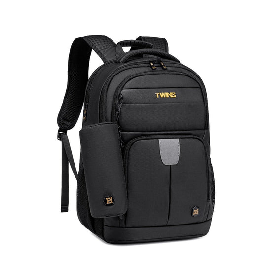 Twins Backpack 18 Inch Black w Pencil Case #3 || جنطة ظهر توينز 18 انش لون اسود مع مقلمة #3