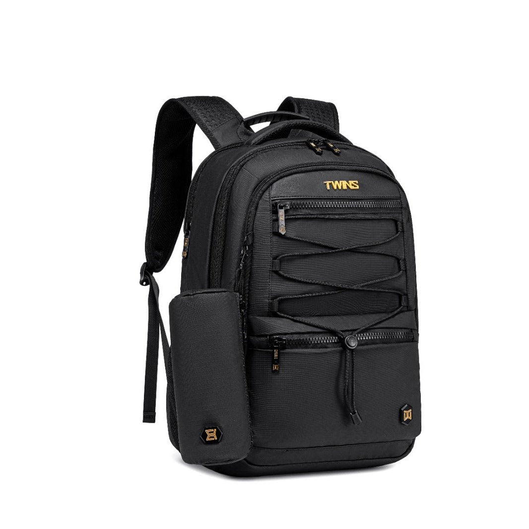 Twins Backpack 18 Inch Black w Pencil Case #4 || جنطة ظهر توينز 18 انش لون اسود مع مقلمة #4 