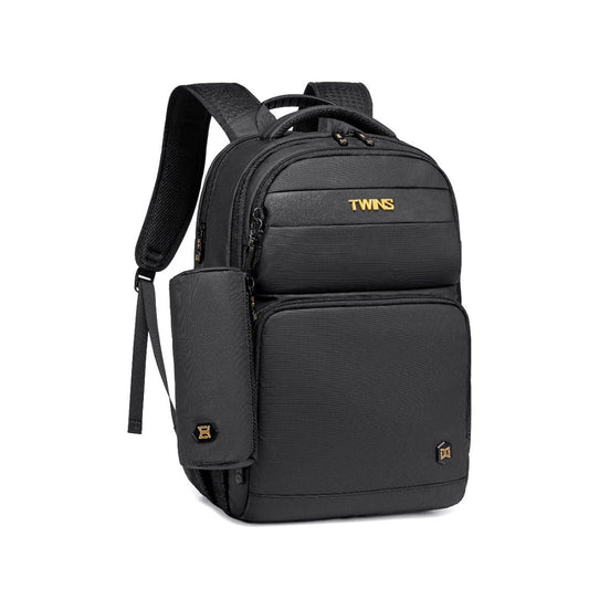 Twins Backpack 18 Inch Black w Pencil Case #5  جنطة ظهر توينز 18 انش لون اسود مع مقلمة #5 