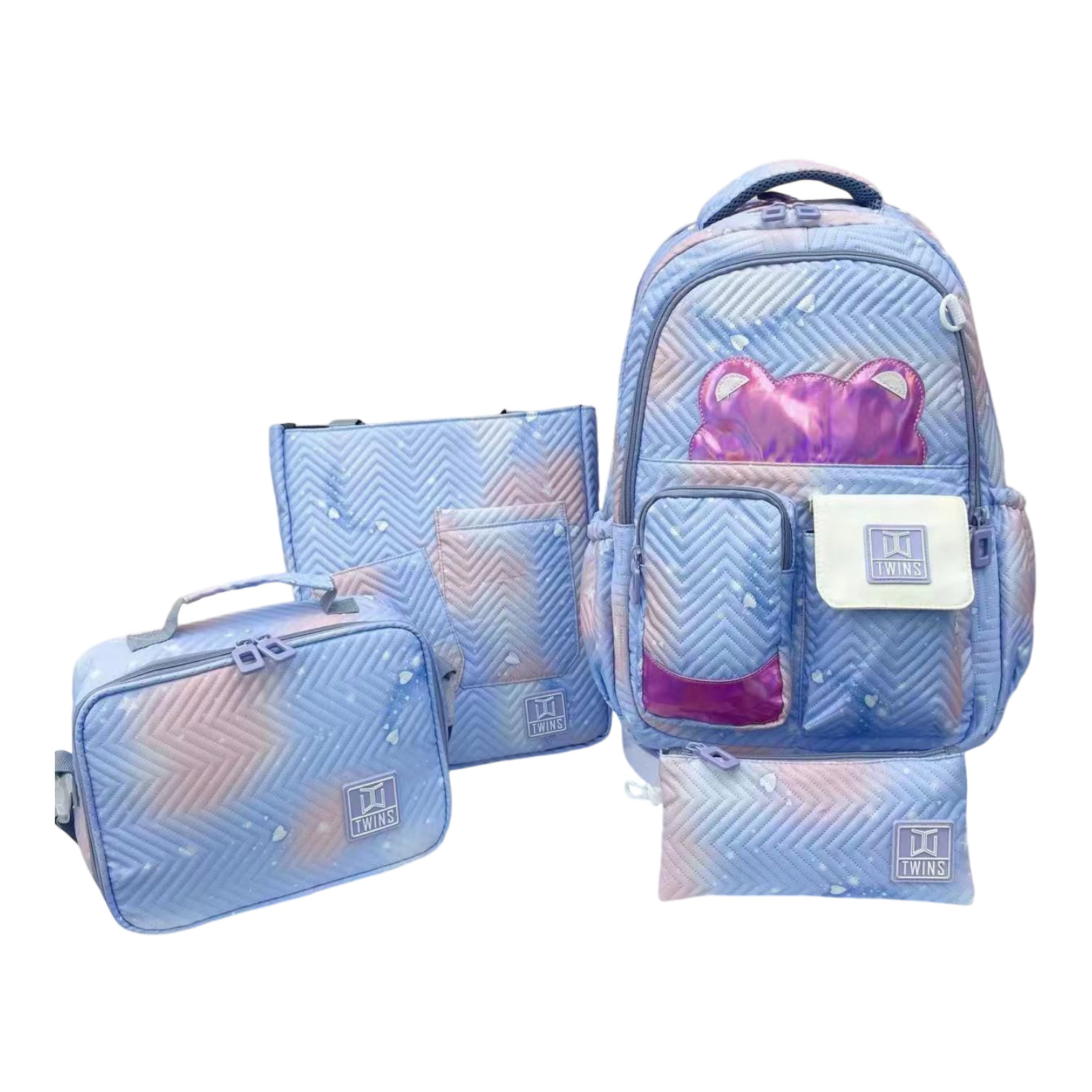 A&T Twins Back to School Set 4 Pcs Model 16 || مجموعة توينز اي اند تي للعودة الى المدرسة مودل ١٦