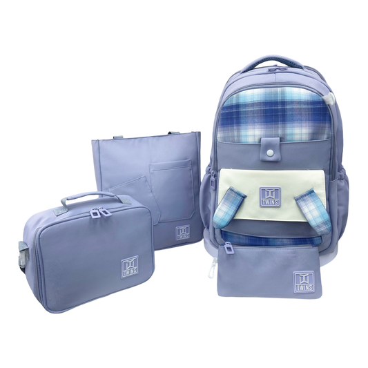 A&T Twins Back to School Set 4 Pcs Model 6 || مجموعة توينز اي اند تي للعودة الى المدرسة مودل ٦