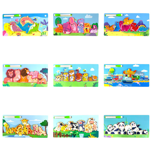 Kids Puzzle Board || بازل خشب مع لوحة للاطفال