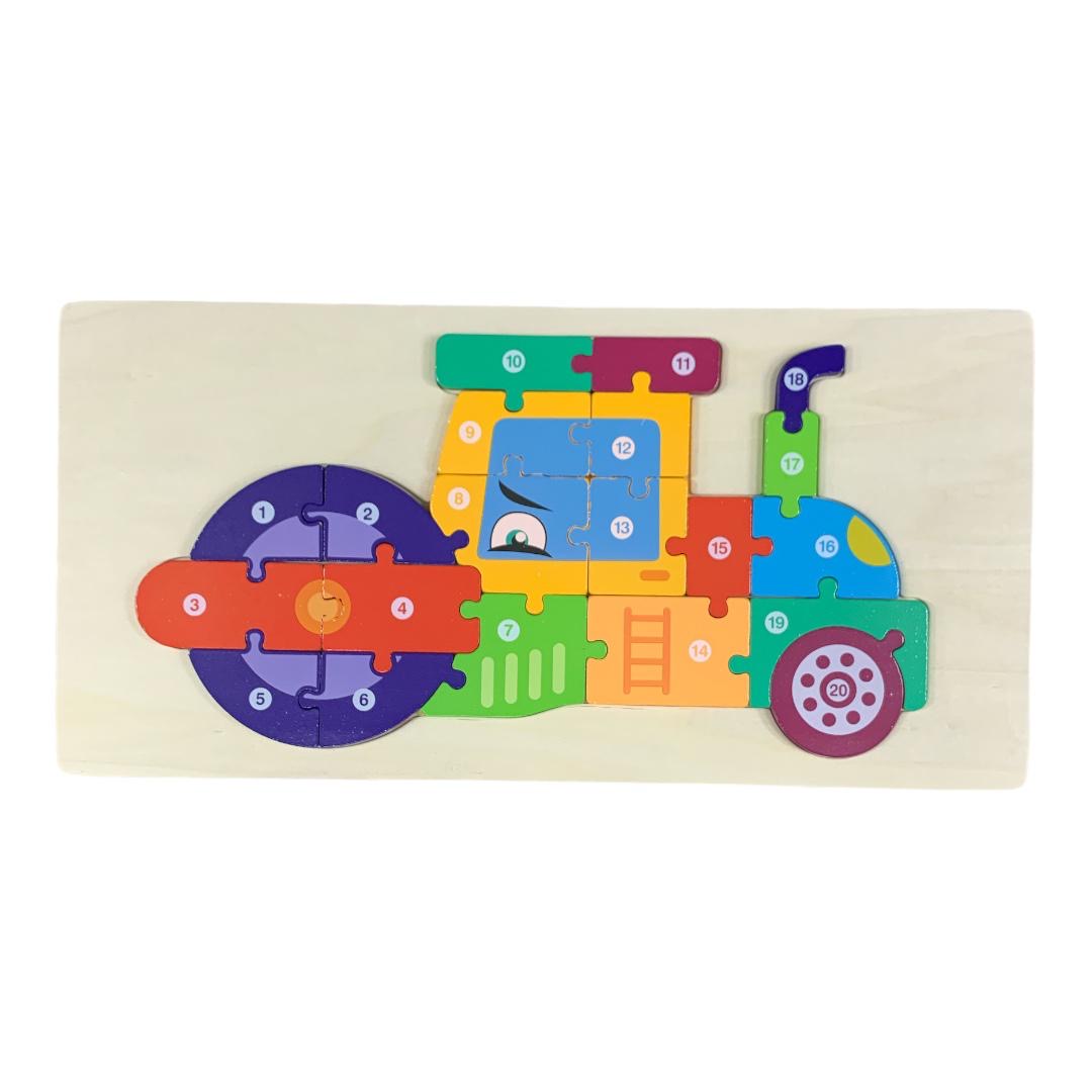 Road Roller Puzzle || بازل شكل مسطحة طرق