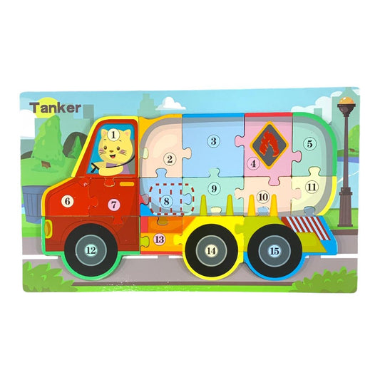 Tanker Puzzle || بازل شكل تانكر