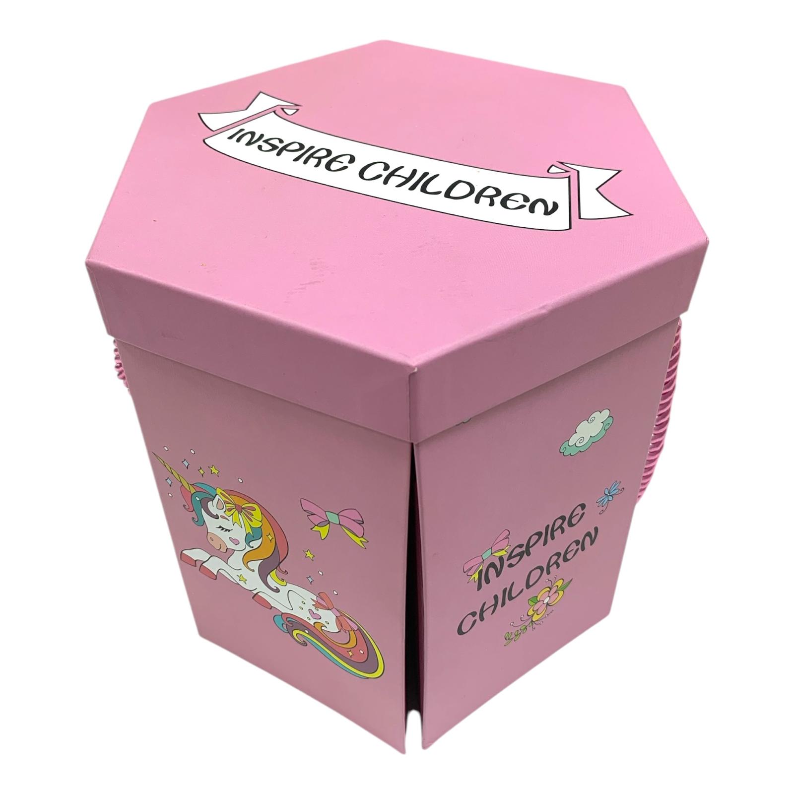 Inspiration Box For Girls 83 Pcs || بوكس التلوين السداسي للاطفال ٨٣ قطعة بناتي