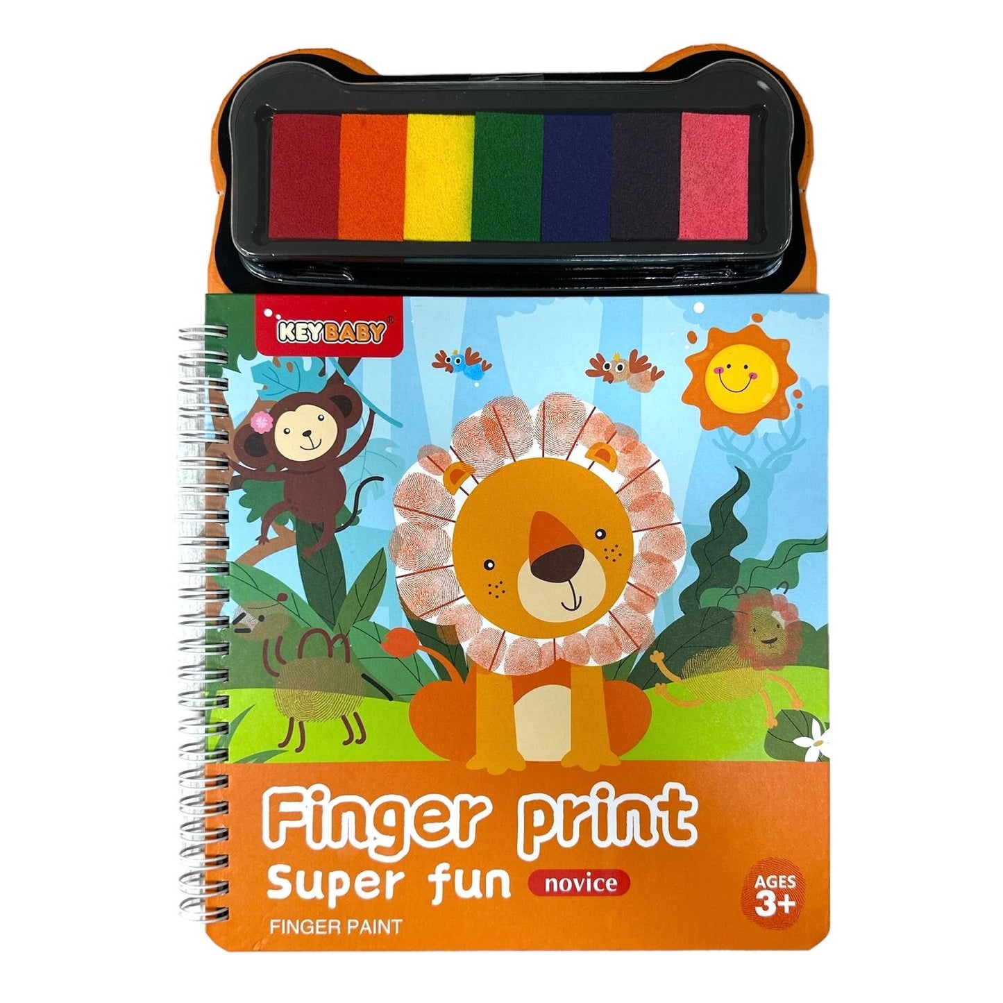 Super Fun Finger Print Paint || الوان بصمة للاطفال شكل اسد