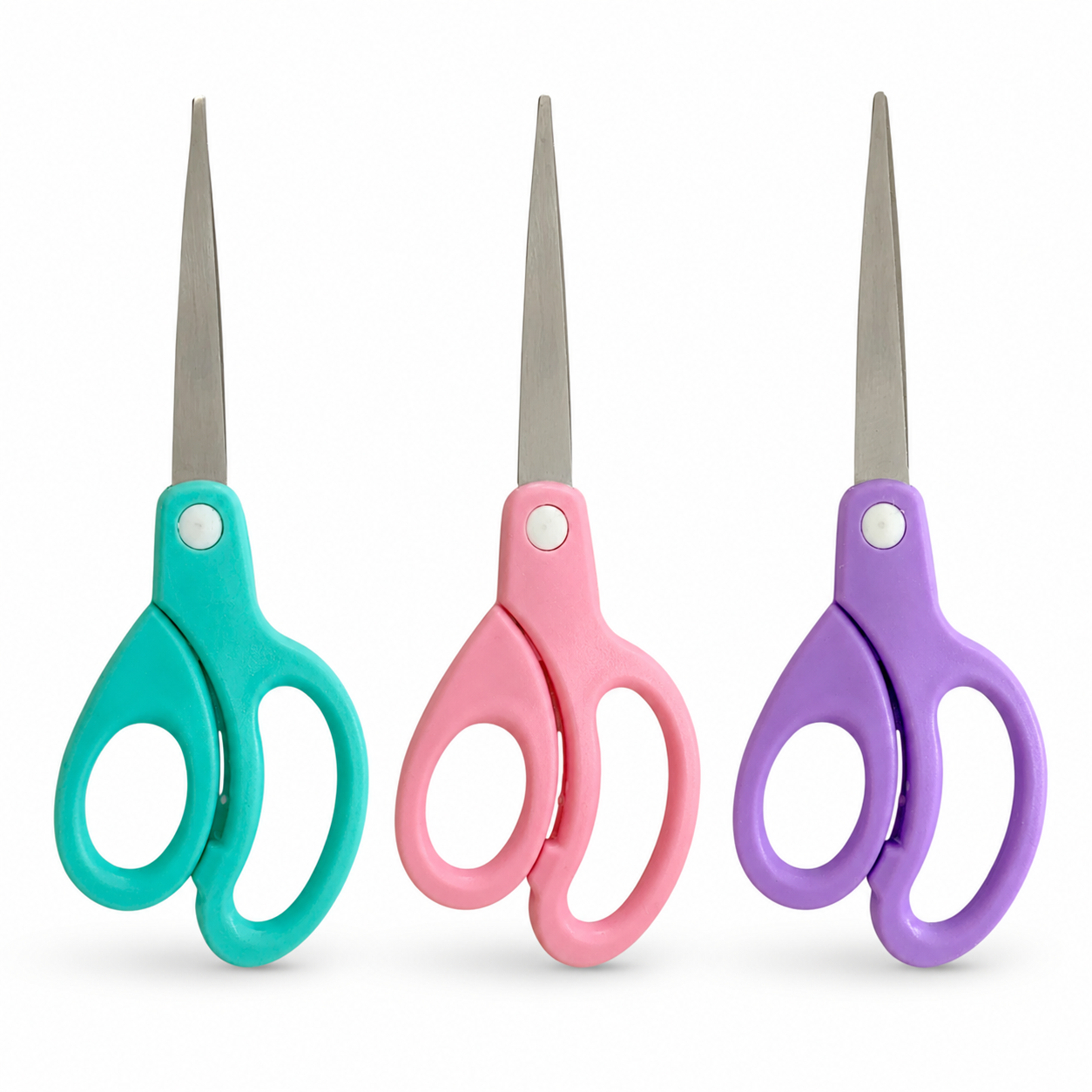Kids Scissor Stainless Steel Assorted Color #2 || مقص اطفال حديد حجم وسط الوان متنوعة