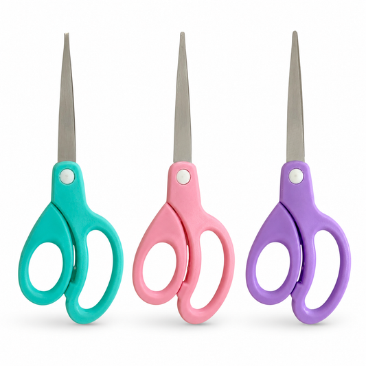 Kids Scissor Stainless Steel Assorted Color #2 || مقص اطفال حديد حجم وسط الوان متنوعة