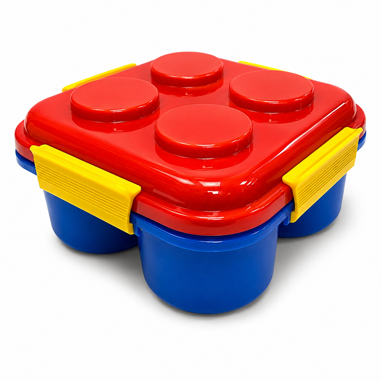 Lunch Box BPA Free Lego Square || لانش بوكس خالي من بي بي اي ليقو مربع