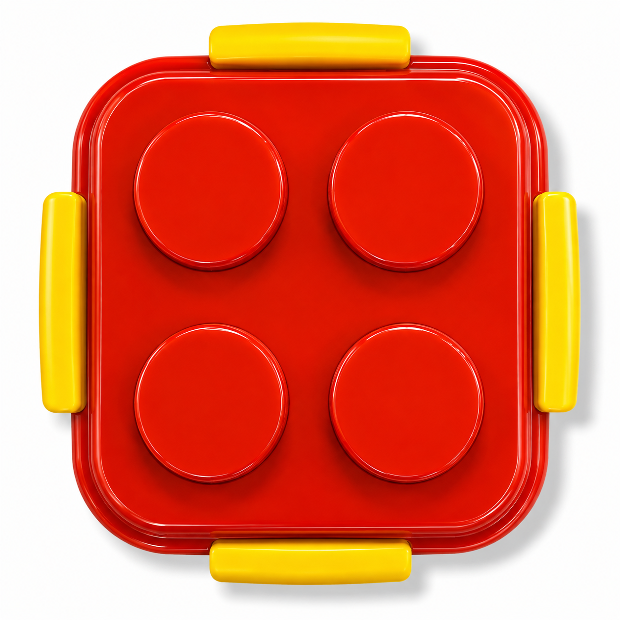 Lunch Box BPA Free Lego Square || لانش بوكس خالي من بي بي اي ليقو مربع