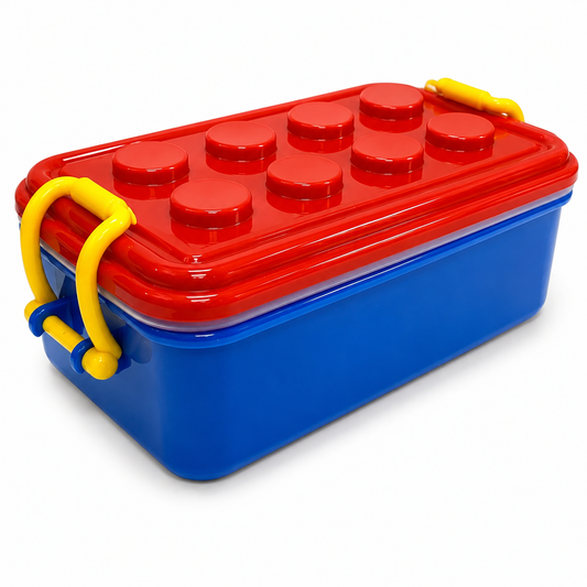 Lunch Box BPA Free Lego Rectangle || لانش بوكس خالي من بي بي اي ليقو مستطيل