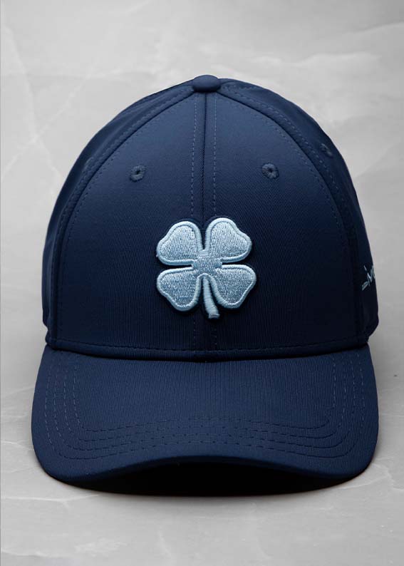 PREMIUM CLOVER 6(Navy Blue /Carolina Blue Clover) || كاب بلاك كلوفر #15