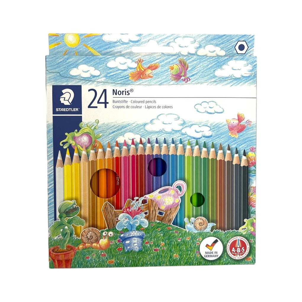 Staedtler Noris 24 Colored Pencils || الوان خشبية ستدلر نوريس ٢٤ لون 