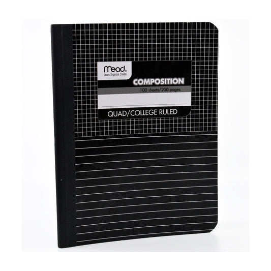 Mead Composition Quad College Ruled 100 Sheets Notebook || دفتر ميد كومبوسيشين مربعات