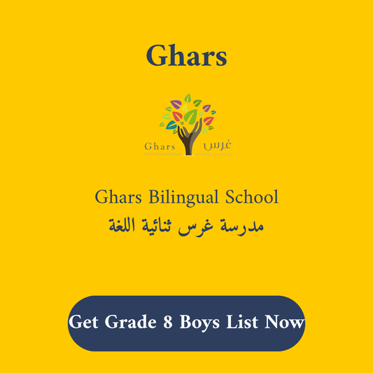 Ghars Bilingual School Stationery & Supply Lists Grade 8 Boys
