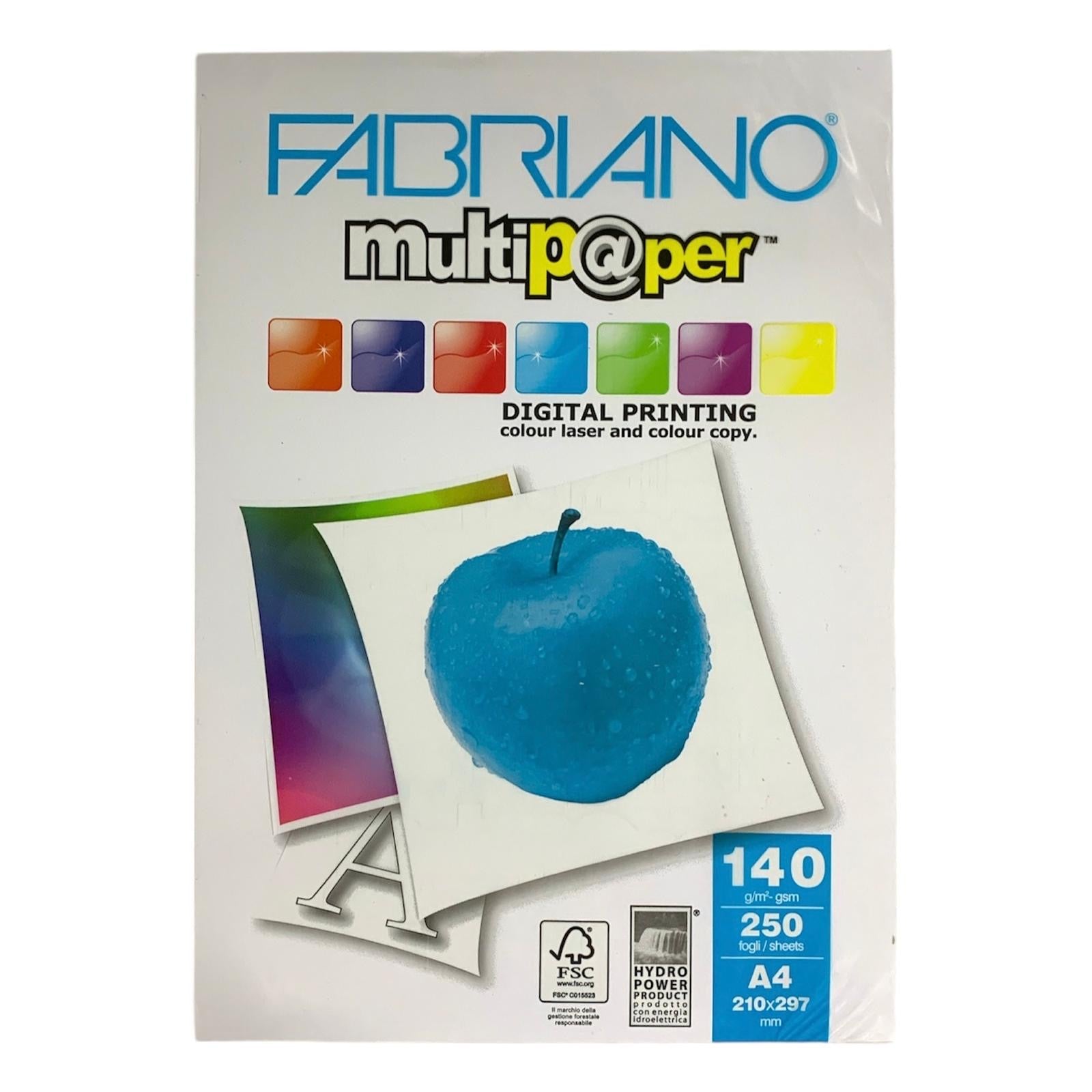 Fabriano Multipaper digital printing 140 gm 250 Sheets || ورق طباعه ١٤٠ جرام فابريانو ٢٥٠ ورقة