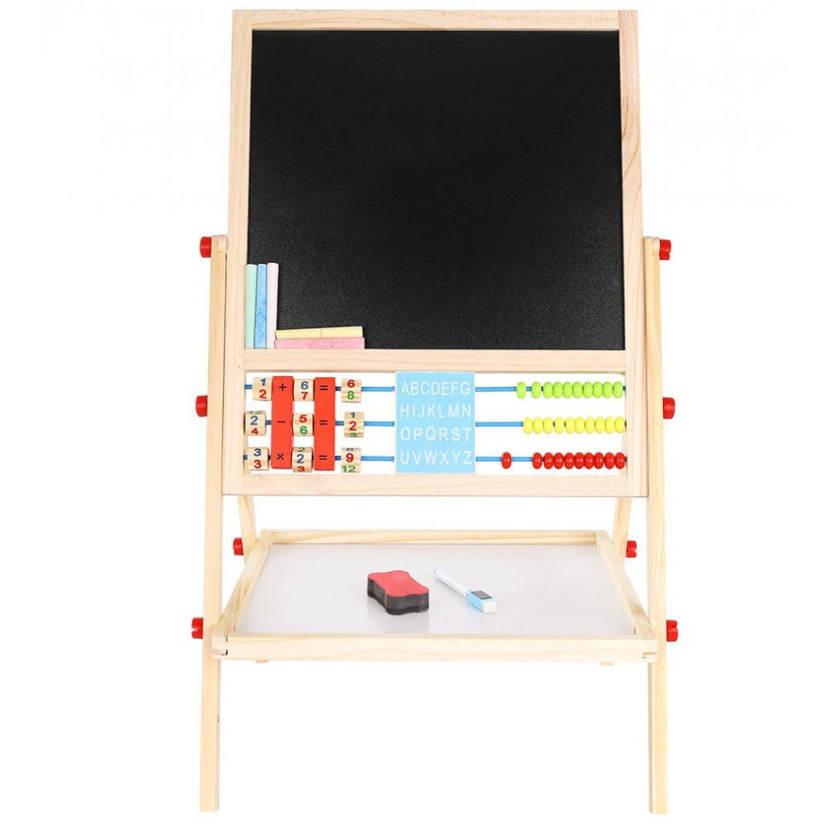 Multifunctional Double Sided Drawing Board || لوحة وجهين بلاك بورد و وايت بورد