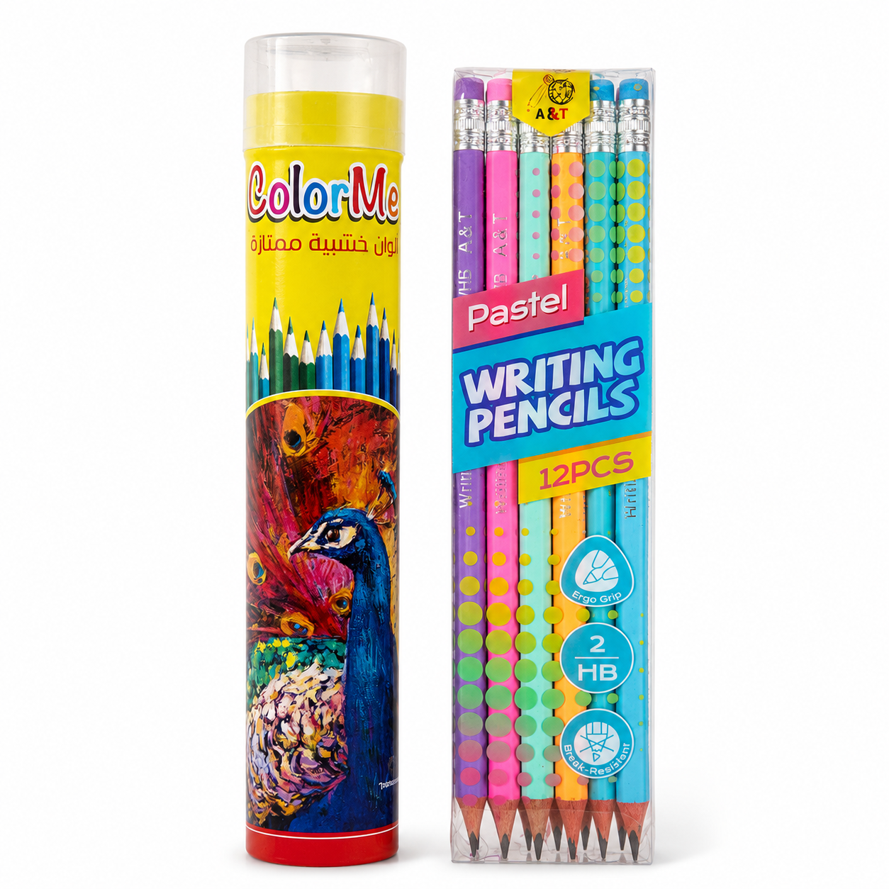 Atlas Offer 12 Pencils and 12 Colored Pencils #2 || مجموعة اطلس اقلام رصاص ١٢ قلم #2