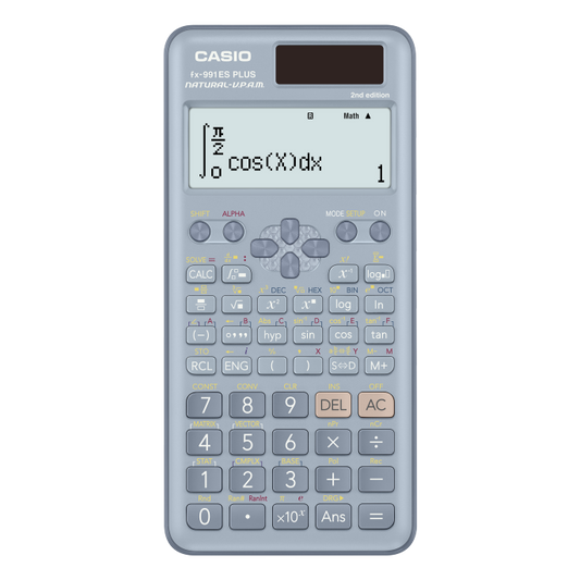 casio fx 570 es plus bu || اله حاسبة كاسيو ٥٧٠ العلمية لون ازرق⁩