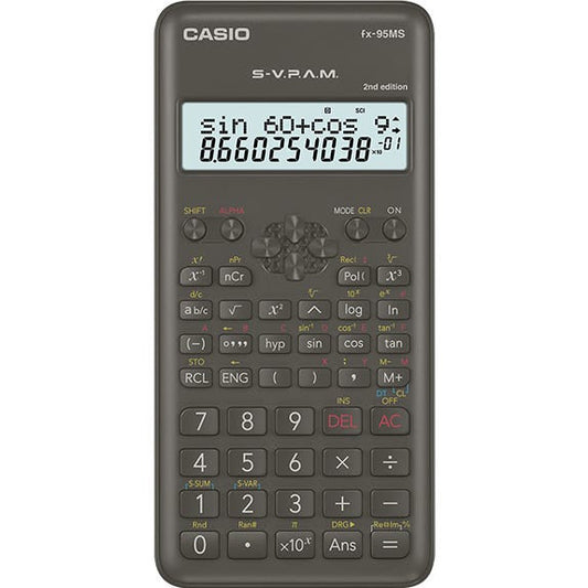 Casio Scientific Calculator FX-95MS || الة حاسبة كاسيو العلمية اف اكس ٩٥ ام اس