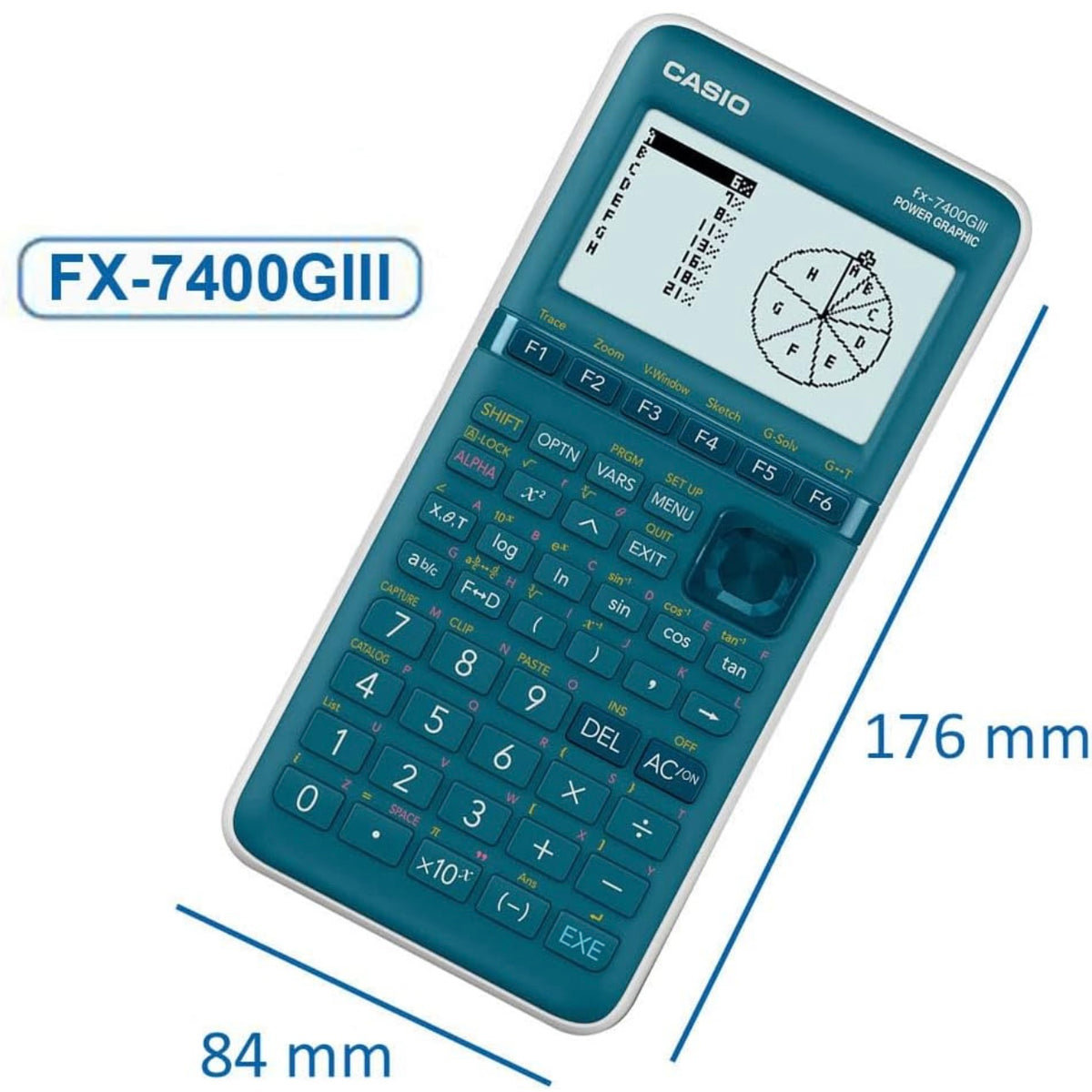 آلة حاسبة بيانية كاسيو FX-7400GIII