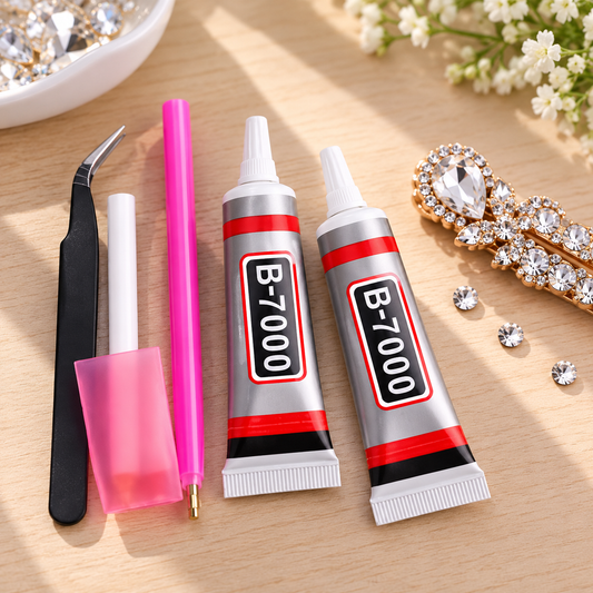 Bedazzling Crystals B-7000 Glue Set || مجموعة صمغ كريستالات بيدازلينغ بي-7000