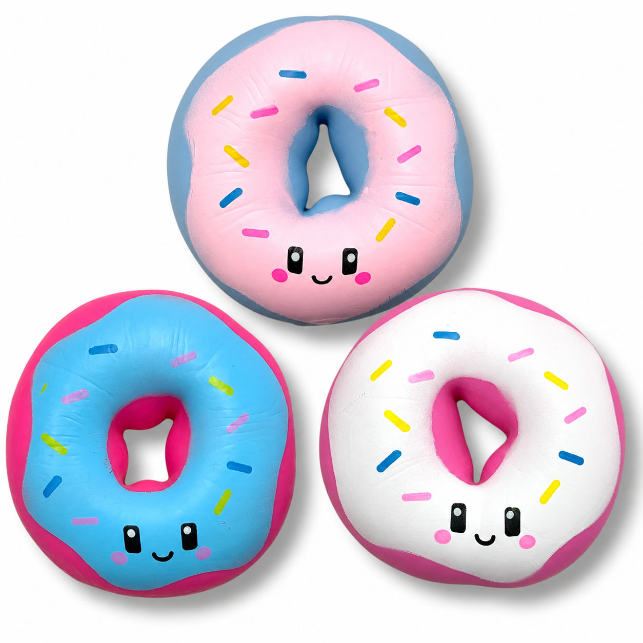 Jumbo Glazed Donut Squishy Assorted Colors || سكوشي دونت جامبو الوان متنوعة