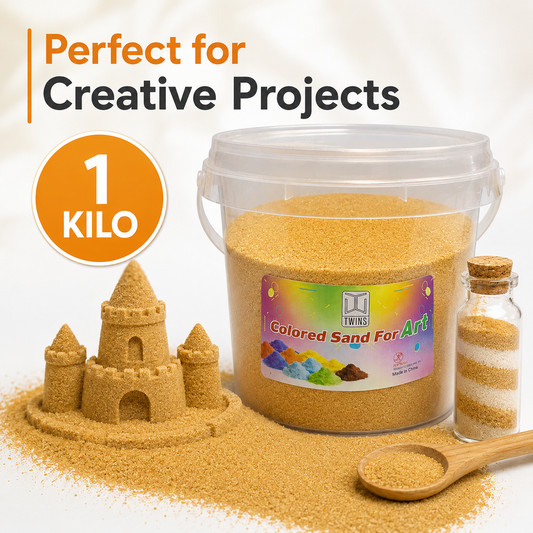 Twins Colored Sand 1 Kilo Sand || رمل ملون توينز 1 كيلو رملي