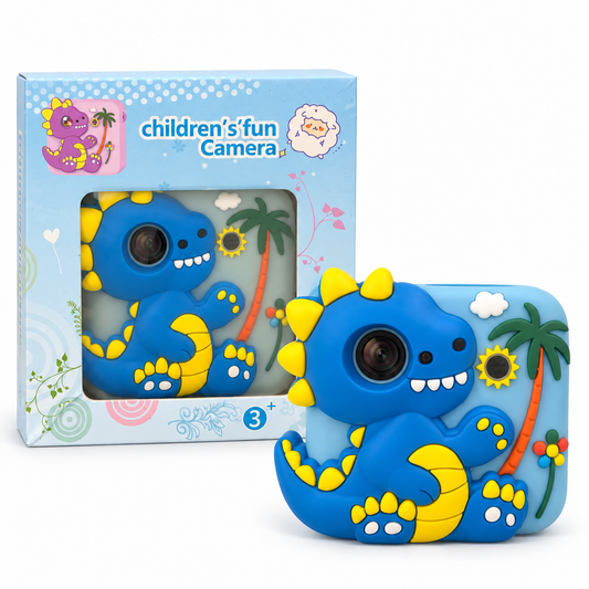 Children's Fun Camera Dinosaur Blue || كاميرا أطفال ديناصور أزرق