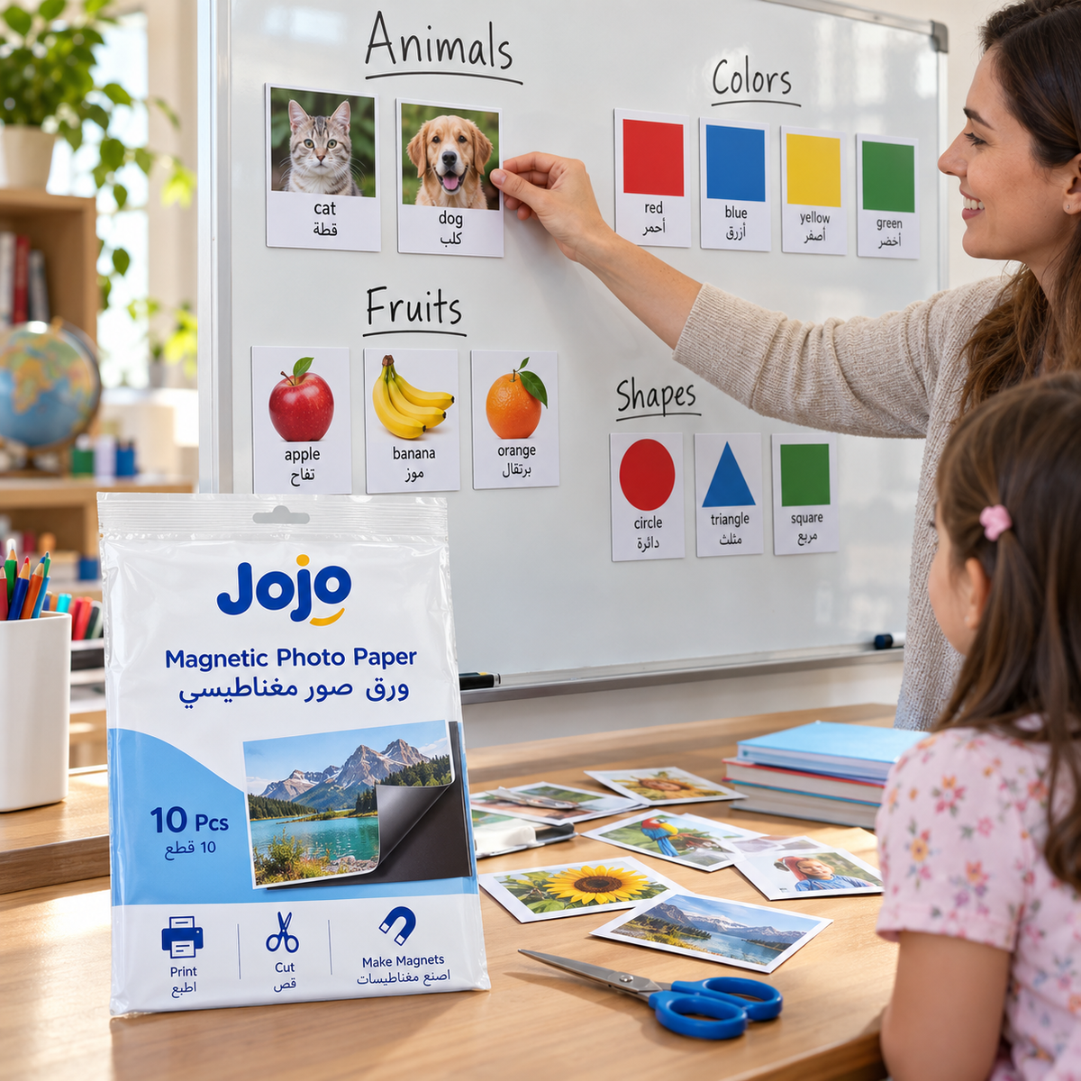 Jojo Magnetic Photo Paper 10 Pcs || ورق صفحات مغناطيسية جوجو ١٠ حبة