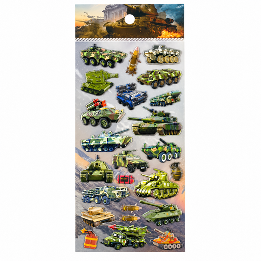 A&T Embossed Stickers Fighter Tanks #2 || ستيكرات بارزة اي اند تي طائرات دبابات #2