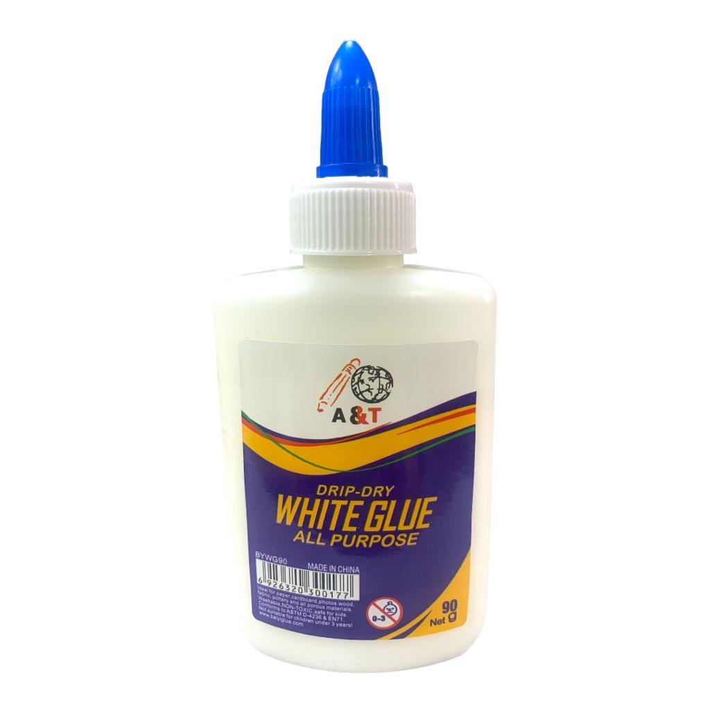 A&T White Art and Craft Glue 90 g || صمغ غرى ابيض وسط 90 جرام