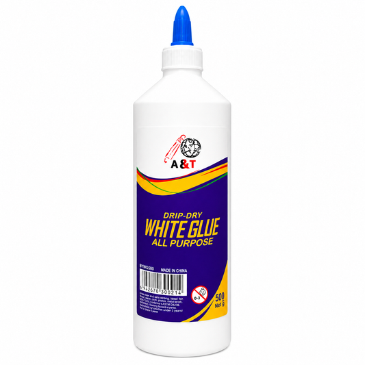 A&T White Art and Craft Glue 500 g || صمغ غرى ابيض 500 جرام