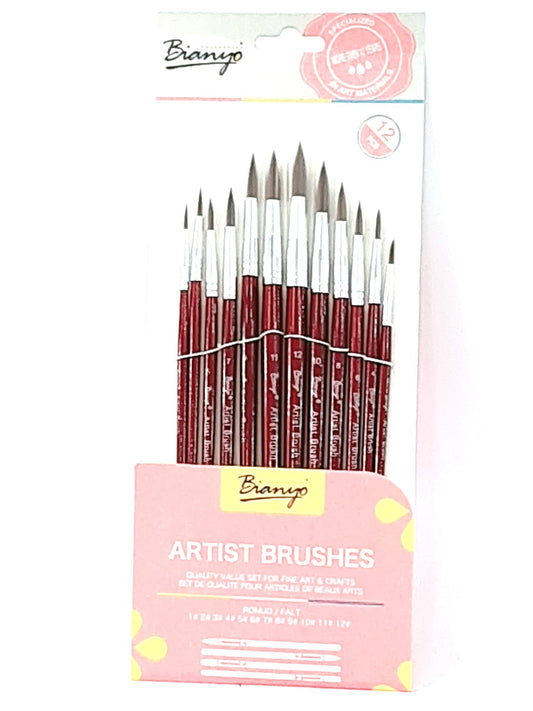Artist Brush Set || فرش رسم و تلوين كانفاس