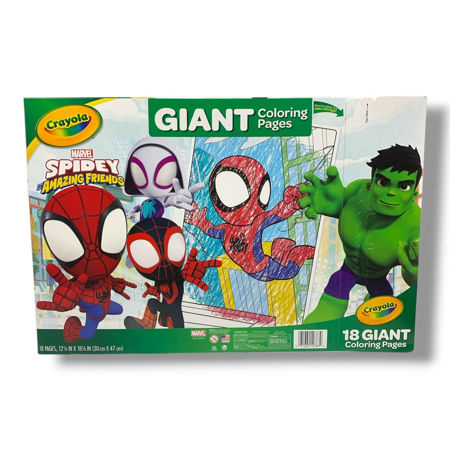 Spiderman Crayola Giant Coloring Pages #1 || دفتر تلوين كرايولا صفحات كبيرة سبايدر مان #1