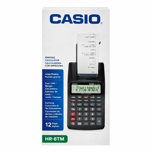 Casio HR-8TM Printing Calculator || آلة حاسبة طابعة كاسيو HR-8TM