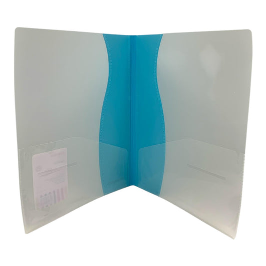 Tranbo Clear Twin file Assorted Colors || ملف شفاف جيبين ترانبو الوان متنوعة