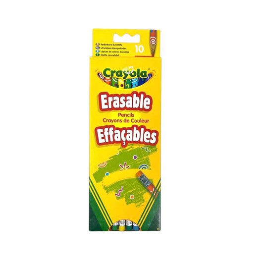 Crayola Erasable Colored Pencils 10 Colors || الوان خشبية ماسحة كرايولا ١٠ لون