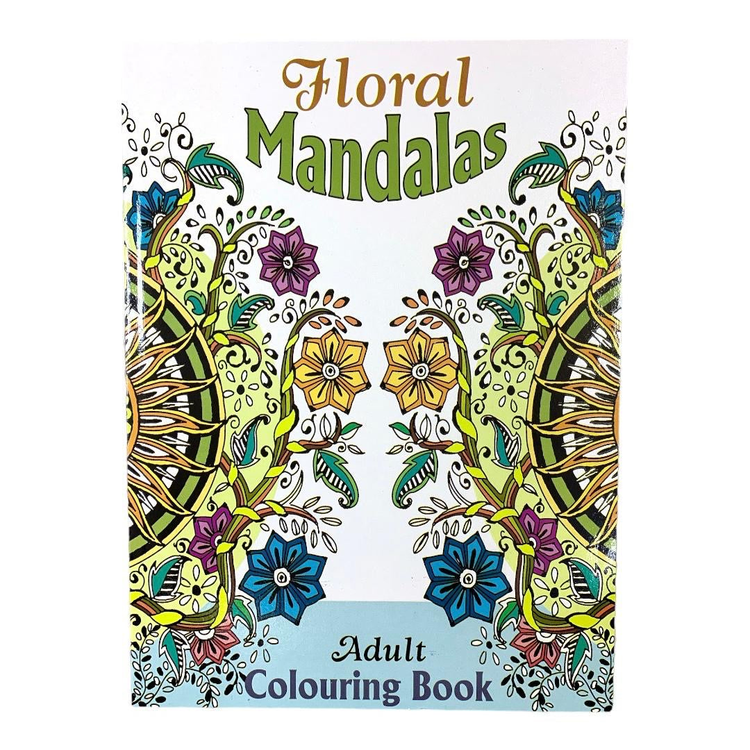 Adult Coloring Book Floral Mandalas || دفتر تلوين للكبار زهور الماندالا