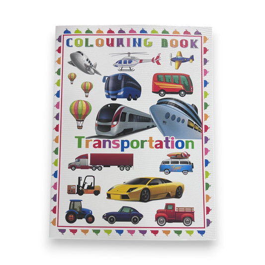 Children Activity Coloring Book Transportation || دفتر نشاطات الاطفال تلوين المواصلات