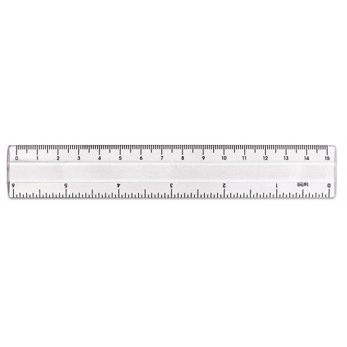 Plastic Transparent Ruler || مسطره بلاستك شفافه