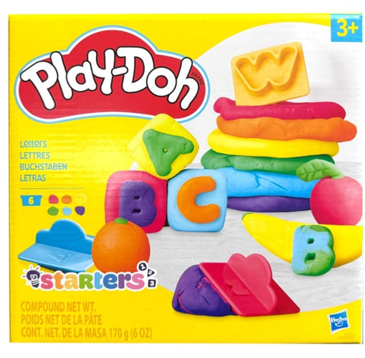 Play-Doh Letters Set 6 Colors || مجموعة طين صلصال بلاي دوه الاحرف ٦ لون