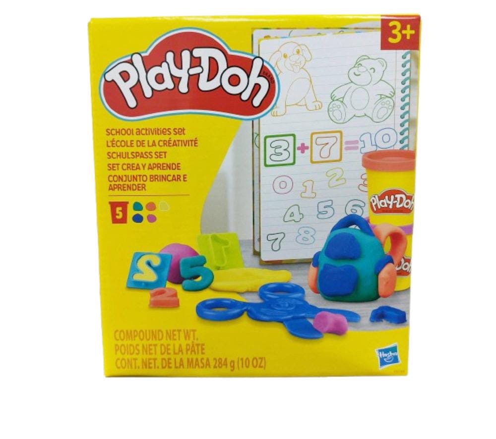 Play-Doh School Activity Set 5 Colors || مجموعة طين صلصال بلاي دوه المدرسية ٥ لون