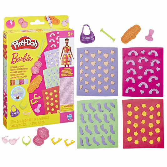 Play-Doh Barbie Designer Pattern Pack Assortment || لعبة بلي دوه تصميم باربي